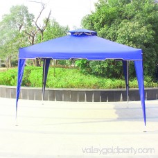 Cloud Mountain 10' x 10' Garden Pop Up Canopy Gazebo Patio Outdoor Double Roof Easy Set Up Canopy Tent with Carry Bag 5 Colors to Choose